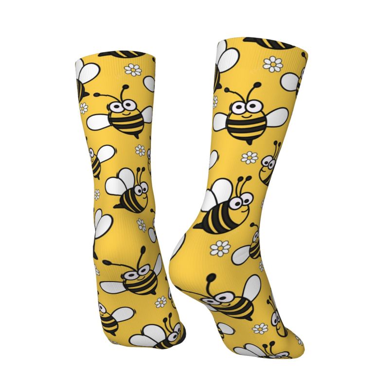 Dress Sock Men - Benutzerdefinierte süße kleine Bienen Herren Crew