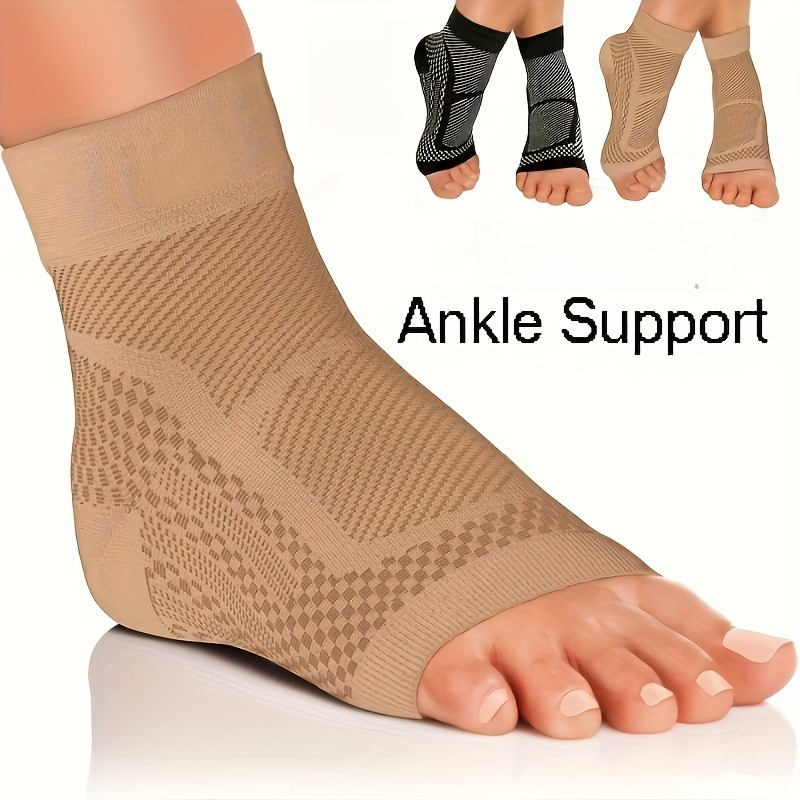 Ankle Brace Sock - 1 Paar Sport-Knöchelstütze Kompressionsbandage Plantarfasziitis-Socke für