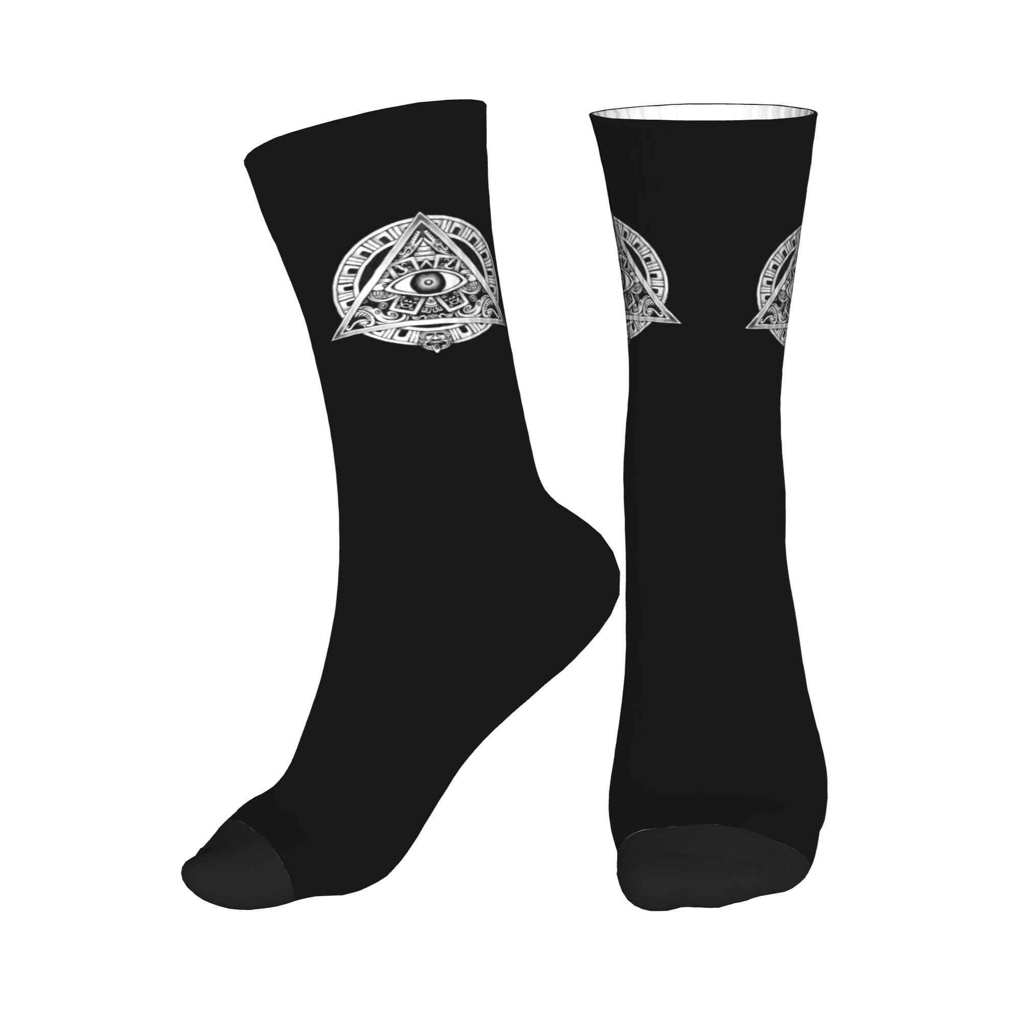 Dress Sock Men - Lustige Herren-Socken mit Illuminati- und antiken