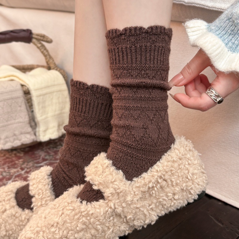 1 Paar milchig-weiße, knöchell – Boot Sock Slouchy Bewertung und Preis