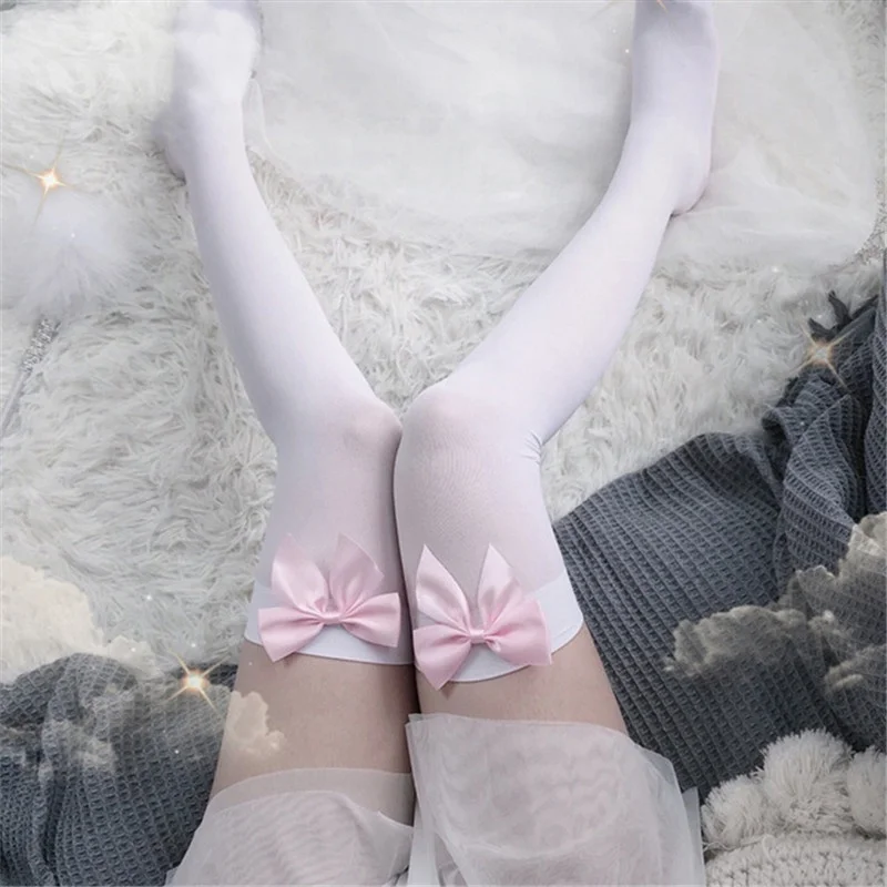 Sexy Damen-Strumpfwaren, rosa  – Thigh High Sock Stay Up Bewertung und Preis
