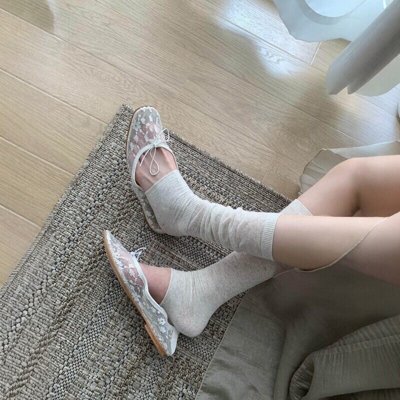 1 Paar transparente Mesh-Leggi – Boot Sock Slouchy Bewertung und Preis