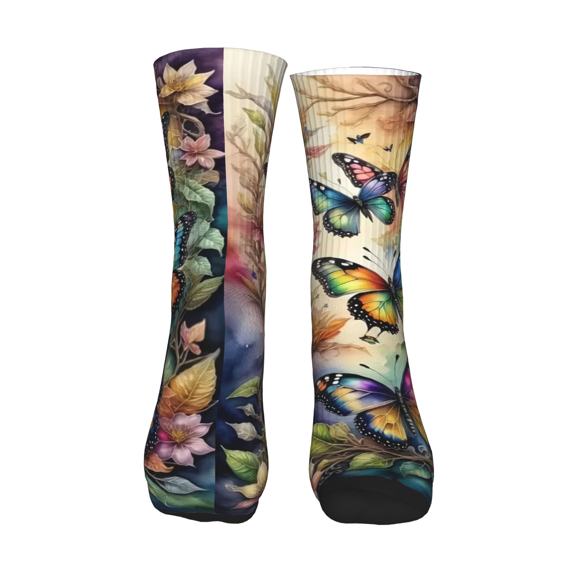 Bunte Schmetterlinge und Blume – Dress Sock Men Bewertung und Preis