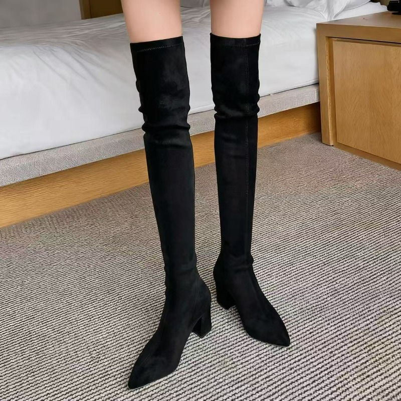 Sexy Damenstiefel, spitzer Zeh – Knee High Sock Women Bewertung und Preis
