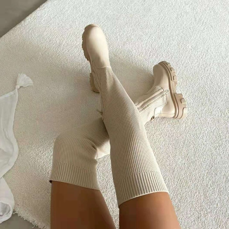 2025, Winter Schuhe Frauen Soc – Knee High Sock Women Bewertung und Preis