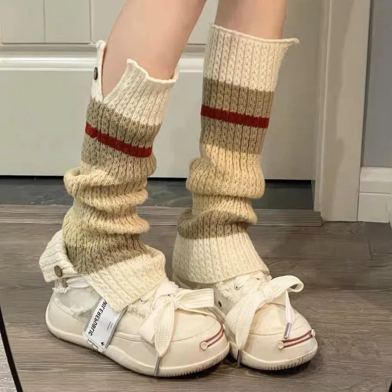 Neu ​ Y2K Gestrickte Beinwärme – Boot Sock Slouchy Bewertung und Preis