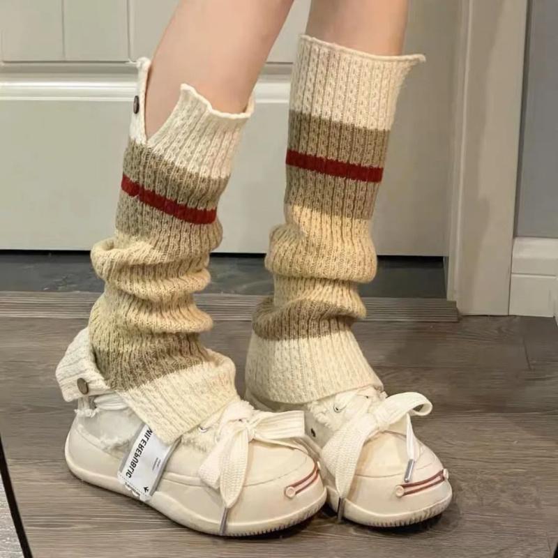 Neu ​ Y2K Gestrickte Beinwärme – Boot Sock Slouchy Bewertung und Preis