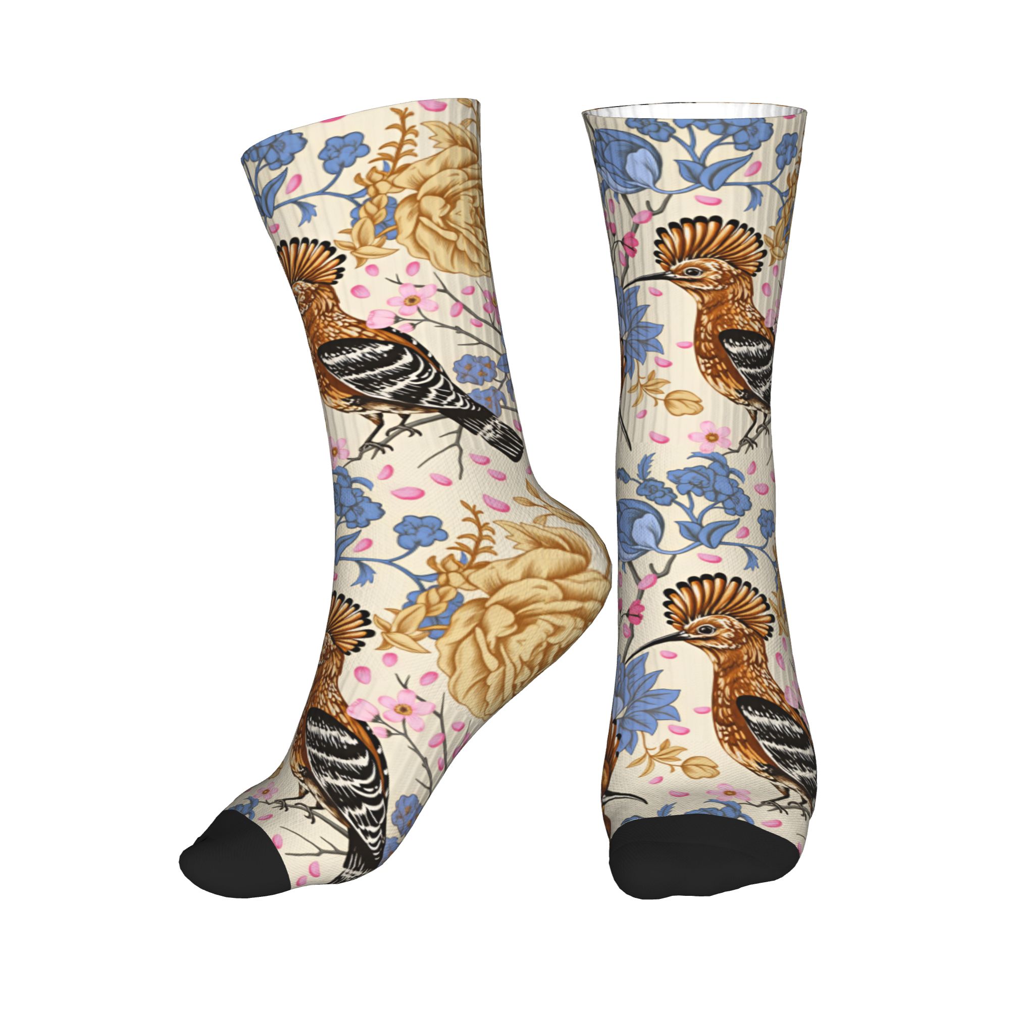 Hoopoe Bird Blue Peony Vintage – Dress Sock Men Bewertung und Preis