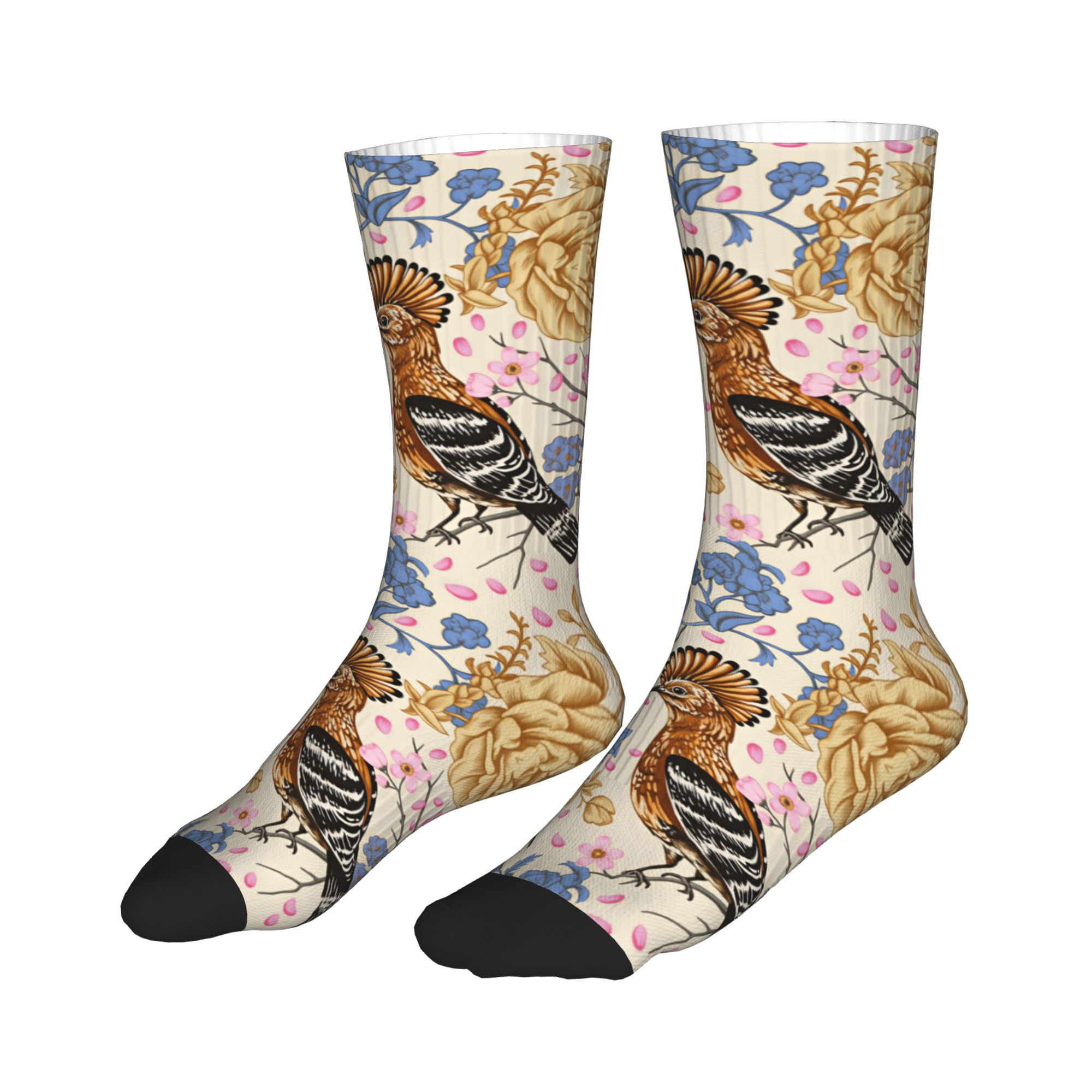 Hoopoe Bird Blue Peony Vintage – Dress Sock Men Bewertung und Preis