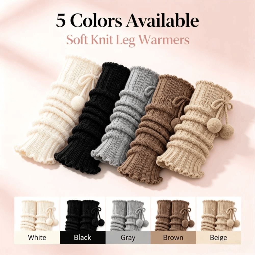 Gestrickte Beinwärmer mit gerü – Boot Sock Slouchy Bewertung und Preis